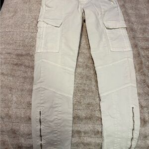 1995 J Brand Off-White Cargo Pants